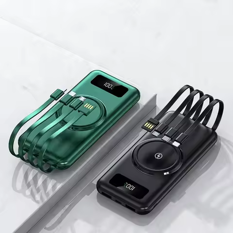 Powerbank 30000mah Wireless Fast Charging 20000Mah Power Banks Faster Mobile Charger Spare battery W