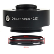 0.8X 0.63X 0.5X 0.4X 0.35X C Mount CCD Adapter Lens Lab Trinocular Microscope Camera Adapter For Oly