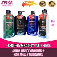 DASHING ANTI BACTERIAL 2 IN 1 FACE & BODY WASH 700G