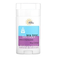 Earth Science, Natural Deodorant, Tea Tree & Lavender, 2.45 oz (70 g)