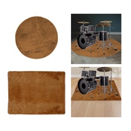 [Simhoa21] Drum Rug Electrical Drum Carpet Floor Protection Drum Accessories for Music Studio Jazz Drum Performing Electric Drum Stage