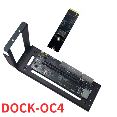For Oculink / M.2 NVMe Laptop eGPU Case External Graphics Card GPU Dock PCIE 4.0 X4 Gen4 Notebook AT