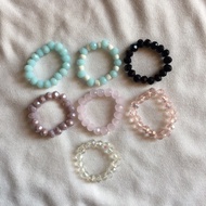 Crystal Bead Ring Czech Pearl Bead Ring Beads Ring Pearl | Pearl ring | Pearl Ring | Bead Ring | Kor