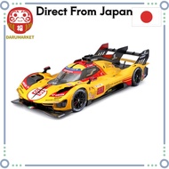 Kyosho BURAGO Ferrari 499P Le Mans 2024 No.83 Yellow Clear Case Finished Model 18-36317 [From-Japan: