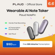 [Official] Plaud NotePin Wearable AI Voice Recorder, AI Note Taker, Smart Transcription & Summarizat