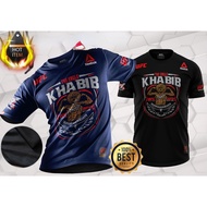 Microfiber PremiumBaju Reebok UFC Khabib Champions Tshirt Graphic Tee  2023 New Fashion Men's and Women's T-shirt Hot selling Short Sleeve Sports T-shirt Original 3D T-shirt