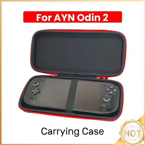 Carrying Case for AYN Odin 2 Portal Portable Storage Bag Waterproof Protective Case Anti-scratch Tra