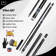 Stick Billiard YFEN M7 Carbon Cue Leather Grip Low Deflection / Stick Yfen M7 (Extra Extention)