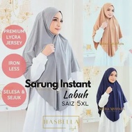 KHIMAR MOSELLA PREMIUM LYCRA IRONLESS UMRAH| HAJI