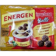 Energen Vanilla Topping Beng Beng Balls 38g - 1 Sachet