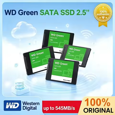 WD Green Western Digital 250GB 1TB 2TB 2.5" SATA3 SSD Low Power Internal Storage For Notebook & Desk