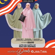[Hayfa Adelia Shop] Zara Awliya - Telekung sejuk Camellita -X