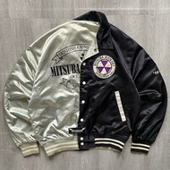 Egood Vintage Reversible Doshisha Univ Satin Varsity