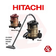 Hitachi 2100W 18L Pail Can Vacuum Cleaner - Wine Red
