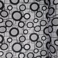 Bahan Kain Chenil Motif Bulat // Kain Kursi Sofa Meteran // Kain Kursi Untuk Sofa Minimalis