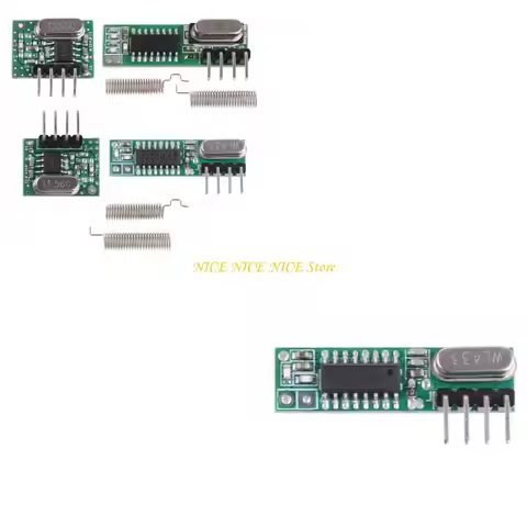 433 Mhz Superheterodyne RF Receiver and Transmitter Module 433Mhz Remote controls For Arduino Wirele