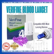 VERIFINE BLOOD LANCET 30G 100's MEDICAL LANCING DEVICE LANCETS- [BOTTOM ROUND] ***JARUM KENCING MANI