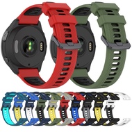 For Garmin Forerunner 955 965 745 Two-tone Silicone Watch Strap