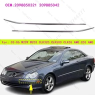 For 2003-2006 Mercedes-Benz CLK320, CLK500, CLK55 AMG, C55 AMG W209 W203 Chrome Bumper Trim Strip 20