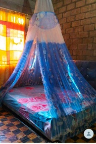 Kelambu Kolambu Selambu Gantung Bulat Jumbo Premium Motif karakter Doraemon Keropi Terlaris