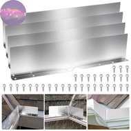HabitatPort 4Pcs Rainwater Valley Gutter Splash Guard Rain Drip Gutter Guard,Rain Drip Gutter Guard 