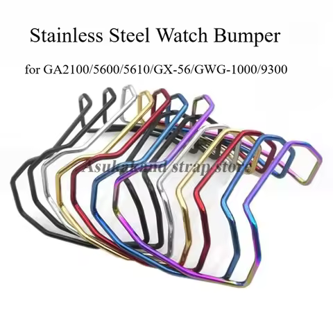 Stainless Steel Watch Bumper for GA2100/5600/5610/GX-56/GWG-1000/9300 Anti-collision Dial Protector 