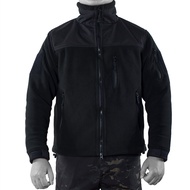 ยุทธวิธีฤดูหนาวแจ็คเก็ตทหารเสื้อขนแกะความร้อน WARM Camouflage เสื้อทํางานบุรุษเสื้อผ้า Safari JACKET