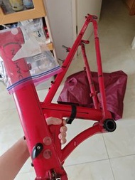 （睇內文）09年 Dahon Speed P8 單車車架連原裝頭管 + 全新風行KC2018鋁前叉 + BBR60 + 景曄碗組（睇內文）