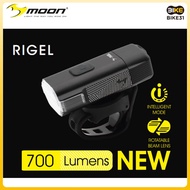 MOON Rigel 700 Lumens High Power USB Rechargeable Front White Bicycle Bike Light