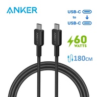Anker 322 USB-C to USB-C Cable 6Ft 180CM Charger Accessories BLACK A81F6H11