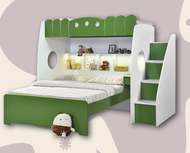 MELAMINE Surface Bed Children Bed / Kids Bed / Kids Single Bed Queen Bed With Table
