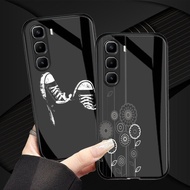 Infinix Hot 60 Pro+ Glass Softcase [M162] Infinix Hot 60 Pro+ Mobile Phone Case - Mobile Phone Case 