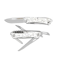 SWISS TECH 9 In 1 พับมีดเครื่องมือมัลติฟังก์ชั่นแบบพกพา EDC เครื่องมือไวน์ Operner เดินป่ากลางแจ้งอุ