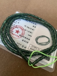 ⭕️必買⭕️危地馬拉a貨天然翡翠竹節手串附鑑定證書