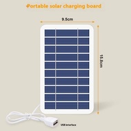 2w 5V Solar Charging Panel Solar Photovoltaic Panel Outdoor Mobile Phone Power Bank Charging