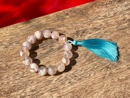 冰霧 - 櫻花瑪瑙流蘇手串(可客製修改)