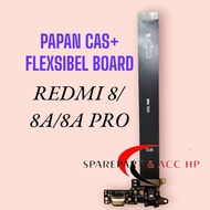CAS CONNECTOR BOARD + FLEXIBLE BOARD REDMI 8/8A/8A PRO + IC MIC NEW