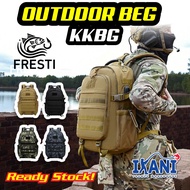 Fresti Outdoor Beg KKBG 33L Hiking Camping BAG Travel Backpack USB Charging Tactical Waterproof
