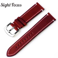 18mm 19mm 20mm 21mm 22mm 24mm Vintage Leather Watch Strap Quick Release Pins Watch Band for SEIKO Sa