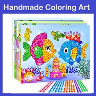 【NEW】DIY Art and Craft 3D Crystal Diamond Stickers and Colouring Painting Gifts Toy