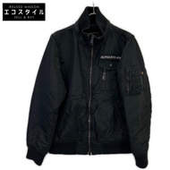 ALPHA Industries 21220-001 黑色飛行夾克，L 碼 [二手]