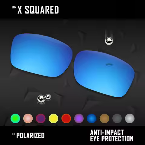 OOWLIT Polarized Lenses Replacements For Oakley X Squared OO6011 Sunglasses - Multi Colors