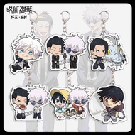 Jujutsu Kaisen Anime Keychain Gojo Satoru Acrylic Key Chain Toji Fushiguro