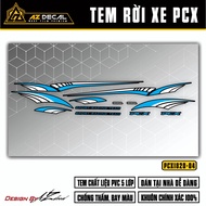Tem Chế Dán Xe PCX 125 150 160 Mẫu Sport Racing | PCX-04 | Decal Rời Dán Xe Máy PCX Chống Nước Bền M