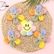 Kerongsang Anak Patung Bunga Matahari, Gadis Kartun Penyembuh, Pin Pakaian Loket Beg, Kelopak Kepala