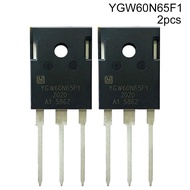 WEEGUBENG 2pcs 40A/50A/60A 650โวลต์ YGW40N65F1 ใช้กันทั่วไป หลอดสนามเอฟเฟค MOS YGW60N65F1 อุปกรณ์เคร