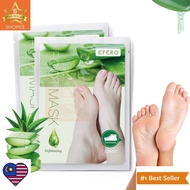 (MW)1 Pair Dead Skin Remover Feet Mask Exfoliating Heels Foot Mask Pedicure Peeling Feet Mask