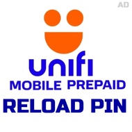 UNIFI MOBILE TOPUP RELOAD/PIN PREPAID RM10 RM30