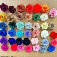(50colors)wholesale 100PCS handmade rose flower  diy cloth,hat.bag.shooes,corsage Rose Flowers  DIY 