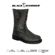 Black Hammer Men Safety Boot High Cut Brown BH4666